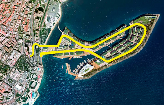 Нужно ли менять конфигурацию трассы в Монако?