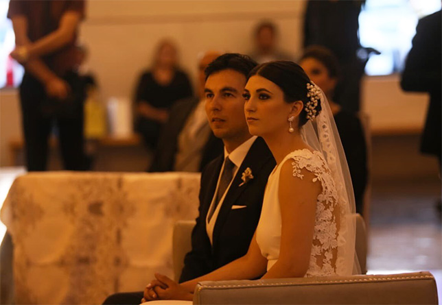 Серхио Перес и Карола Мартинес сыграли свадьбу