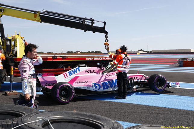 Force India оштрафована за инцидент с Пересом