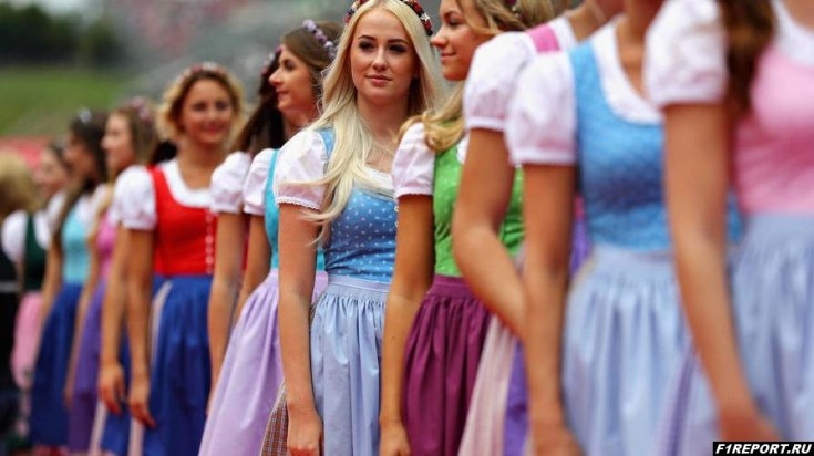 Девушки продолжат присутствовать на гран-при Австрии