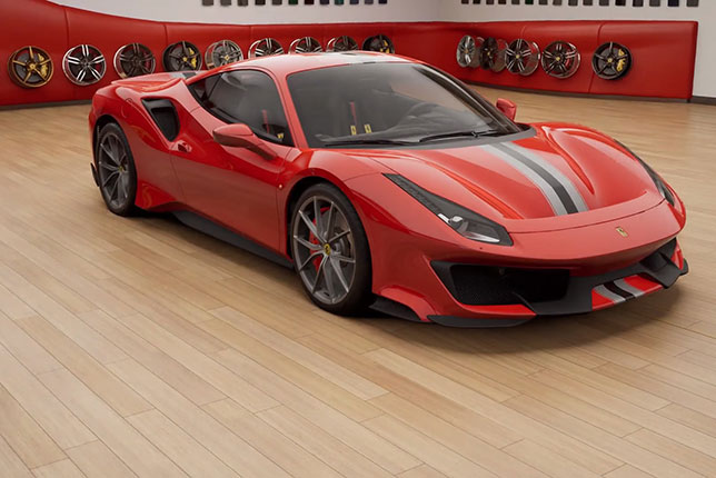 Видео: Леклер получил в пользование Ferrari 488