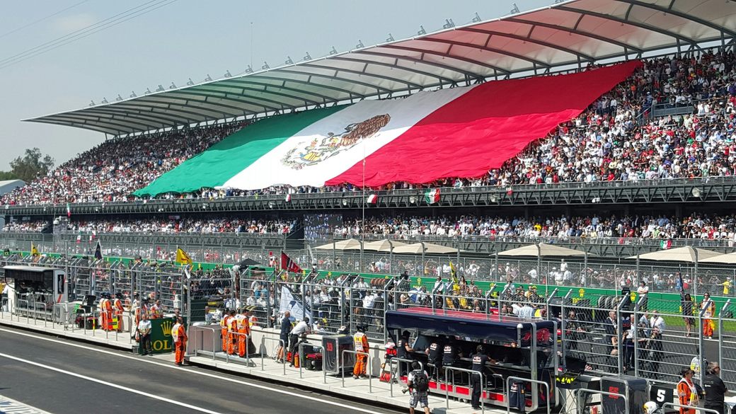 Стартовая решетка Гран При Мексики