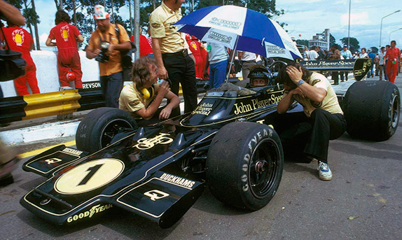 Ронни Петерсон на Гран При Бразилии 1974 года