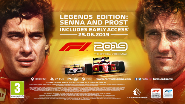 В новой игре серии F1 появится «Формула-2», а также Сенна и Прост
