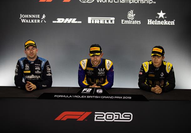 Гьотто: Я никогда не был так счастлив! Пресс-конференция по итогам первой гонки «Формулы-2» в Силверстоуне